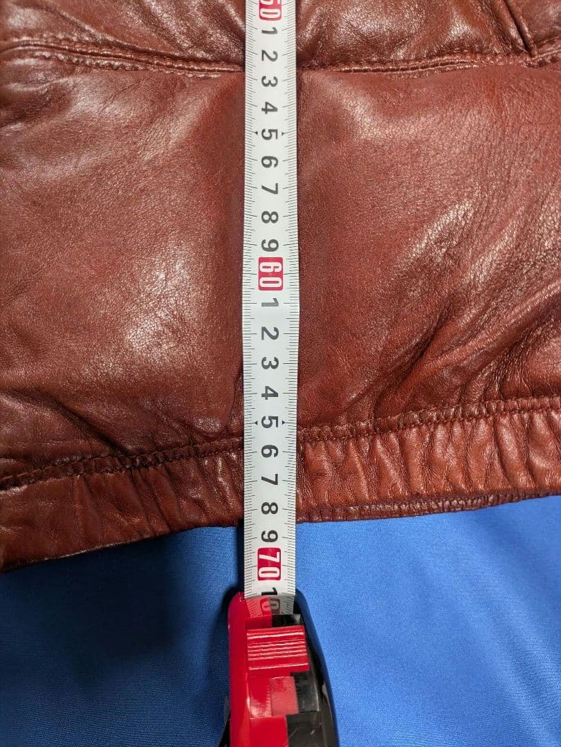 【美品】PIER BLANCA レザー ダウンジャケット サイズ L
