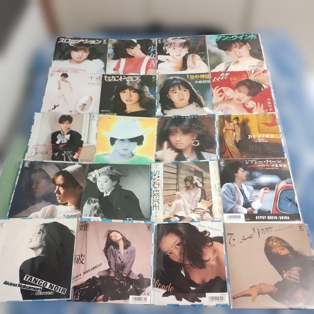 中森明菜シングルレコードまとめて20枚!!
