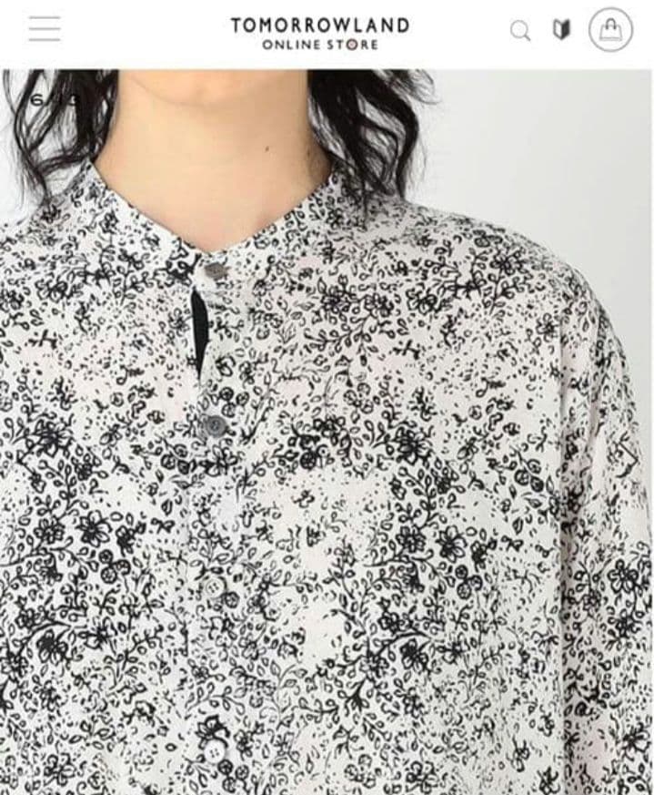 美品　ギャルリーヴィー　ロングシャツ