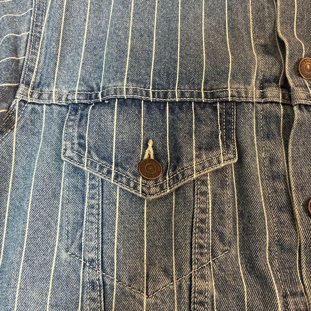 常田着 Levi's × Supreme ピンストライプ デニムジャケット
