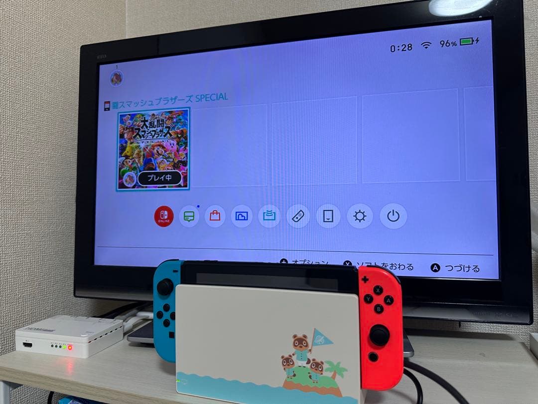 Nintendo Switch 本体 バッテリー強化版+Joy-Con 動作良好