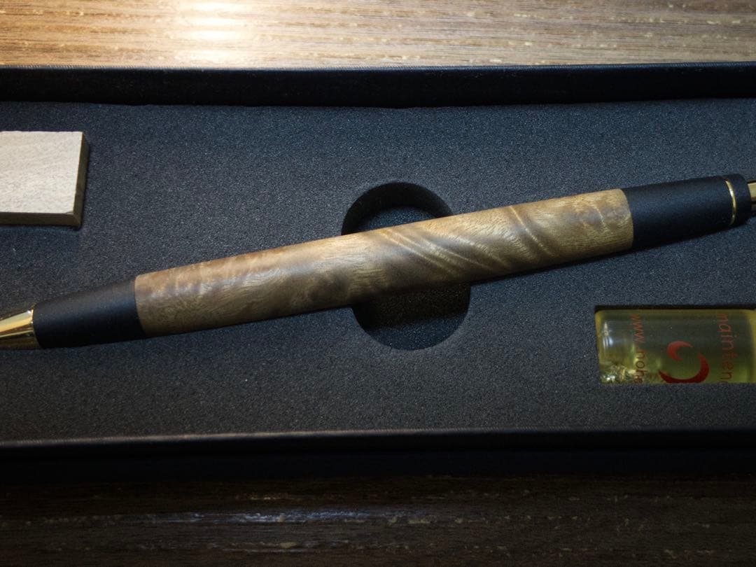 たく　　極稀少/旧型】野原工芸 マーブルウッド 上杢 ボールペン