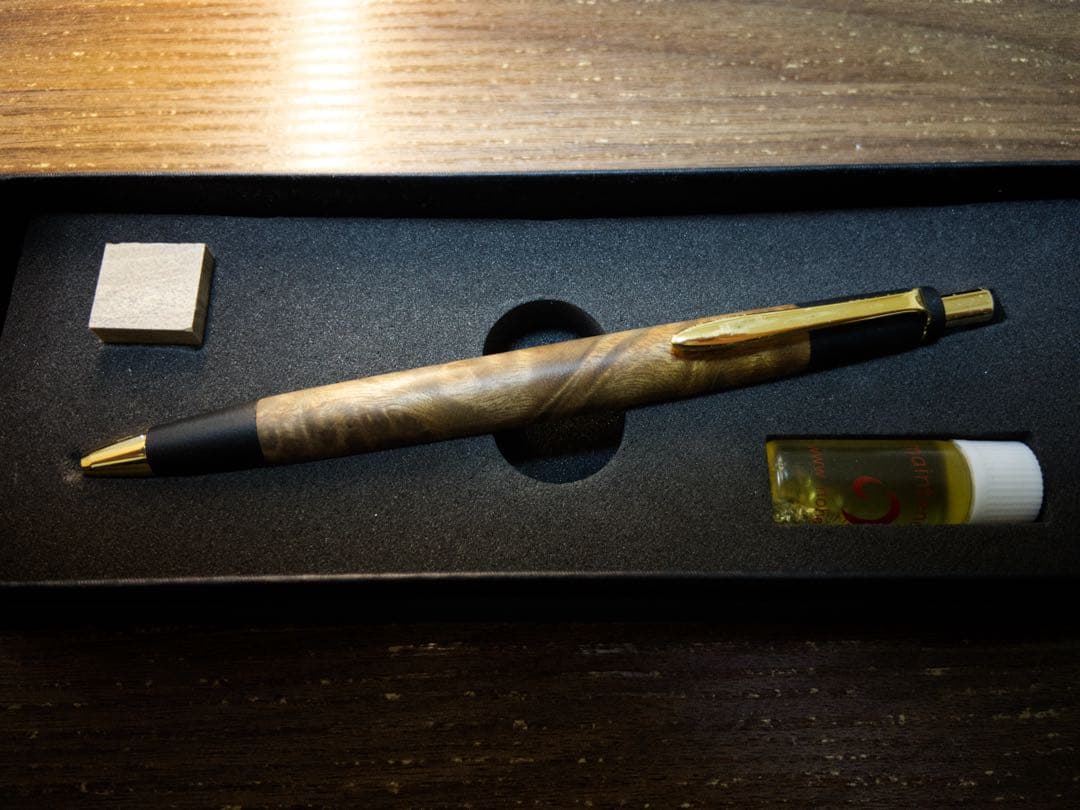 たく　　極稀少/旧型】野原工芸 マーブルウッド 上杢 ボールペン