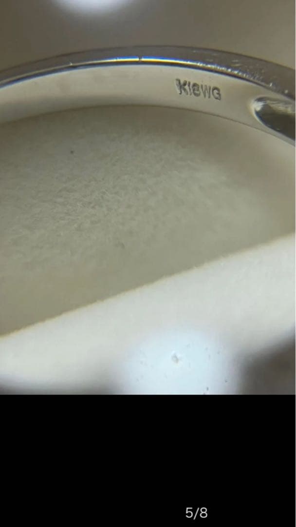 K18WG0.391ct0.12ctダイヤモンドリボンリング　２３日のみ