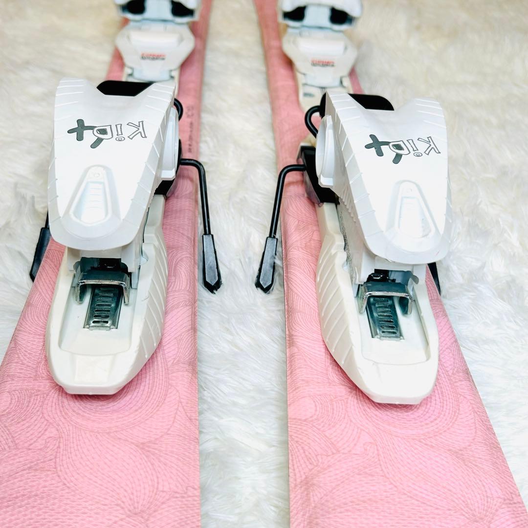 【美品】ロシニョール ジュニア スキー板 104cm ビンディング付 女の子