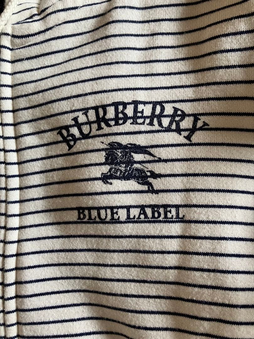 【美品】BURBERRY BLUE LABEL ストライプパーカー
