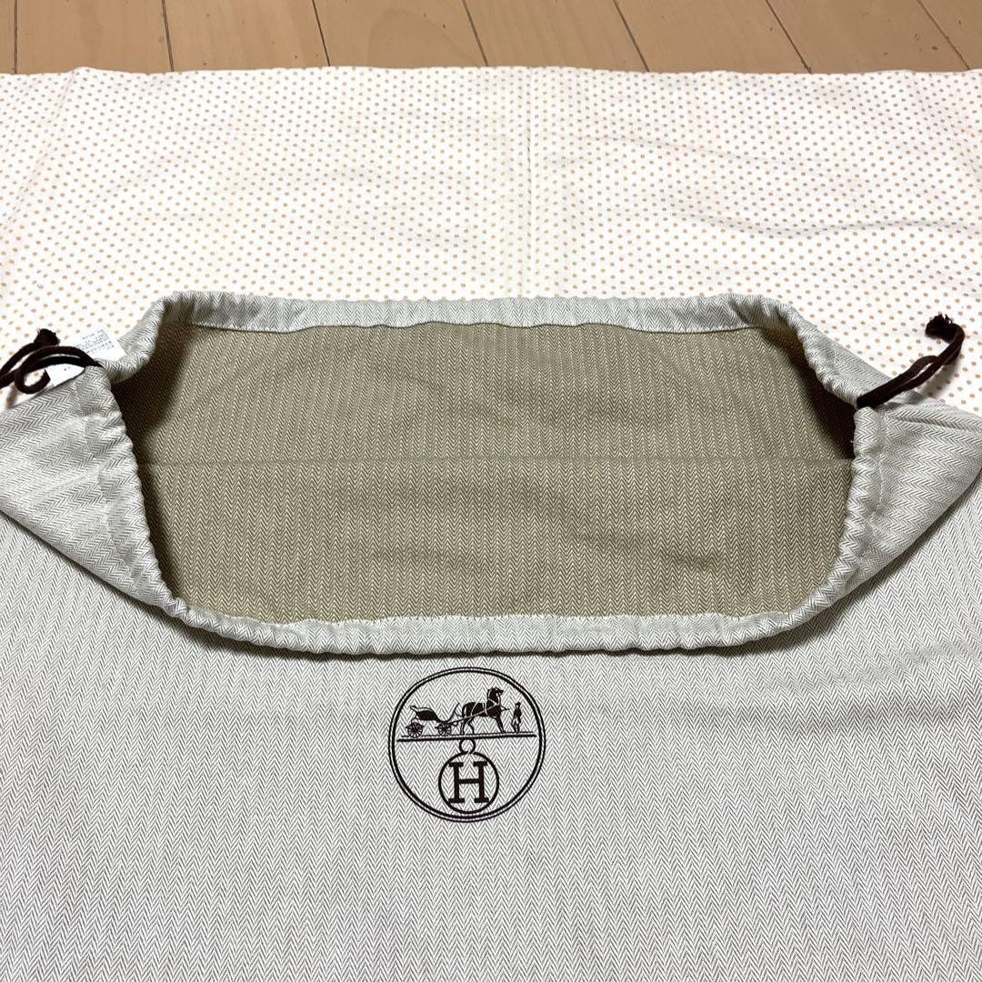 HERMES エルメス 巾着袋 ショップ袋 ショッパー 54×50センチ