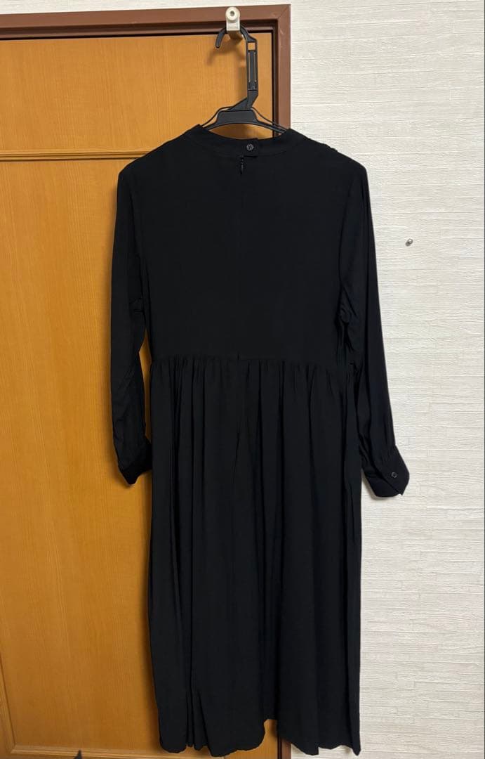 もりのがっこう　ロングワンピース　黒