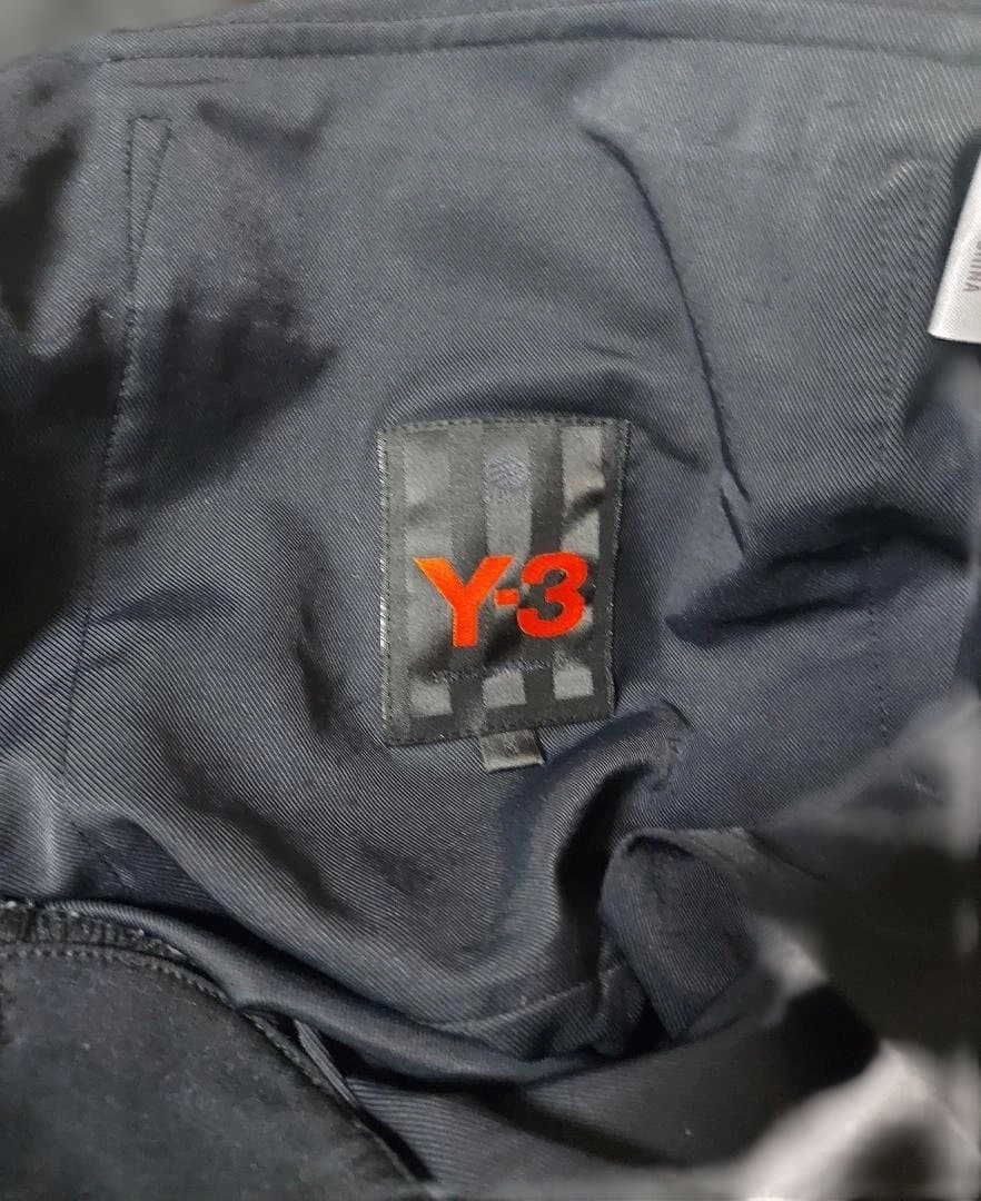 Y-3 ブラック ワークパンツ 4ポケット 3ストライプ【状態変更】