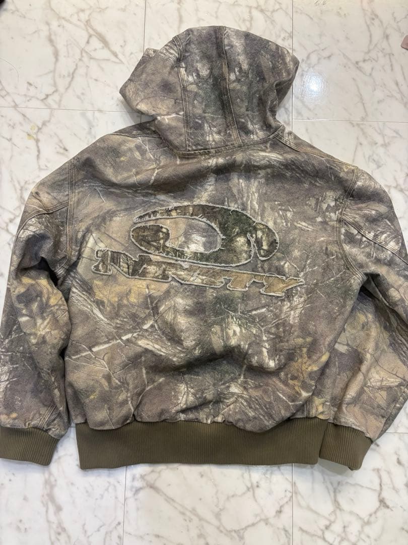 ジャケット・アウター 9090 Heisei Logo Denim Zip Hoodie