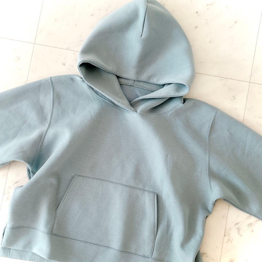 美品 アルアバイル allureville フーディ ボンディングプルオーバー