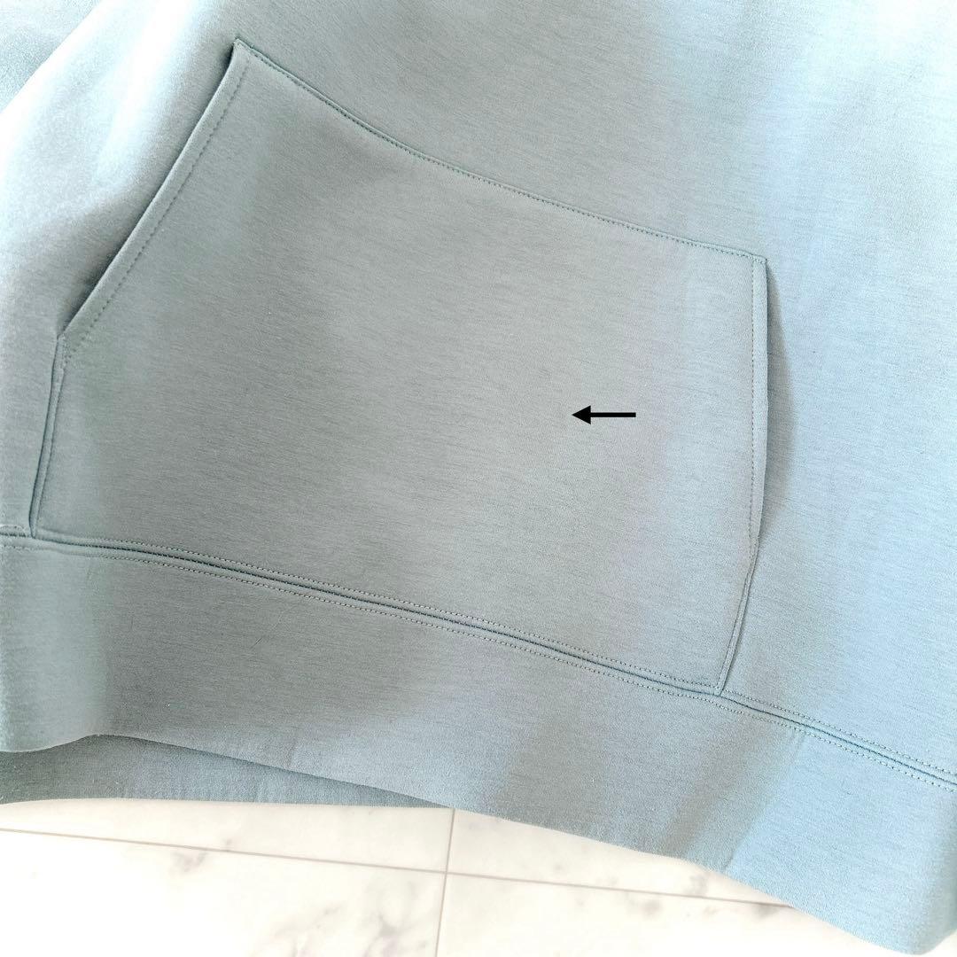 美品 アルアバイル allureville フーディ ボンディングプルオーバー