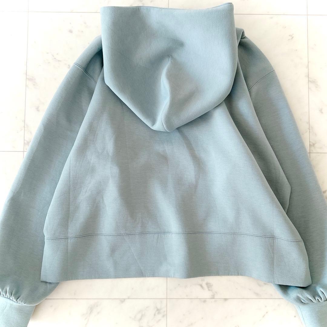 美品 アルアバイル allureville フーディ ボンディングプルオーバー