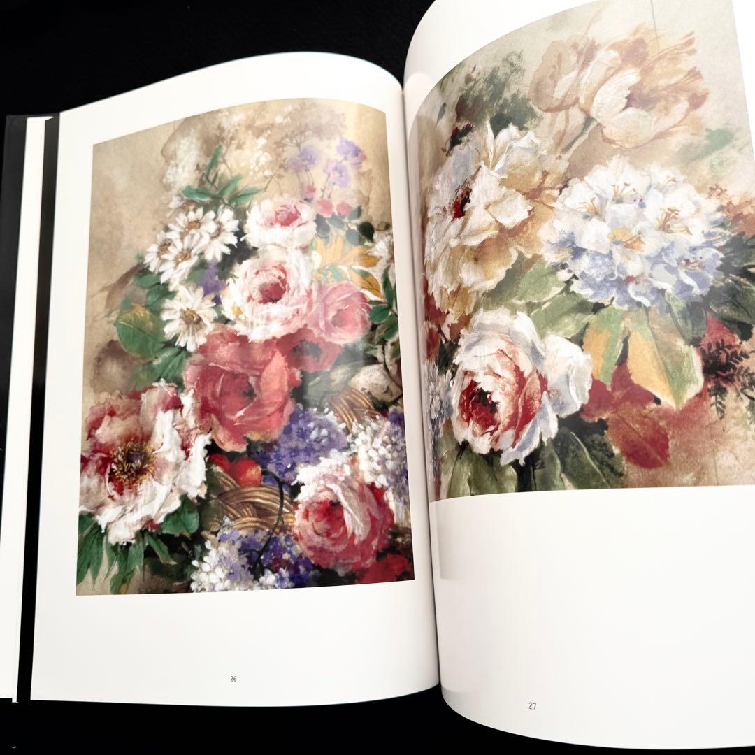 花の装飾デザイン画 作品集「Classic flower」ジャコモ・バルザッギ画