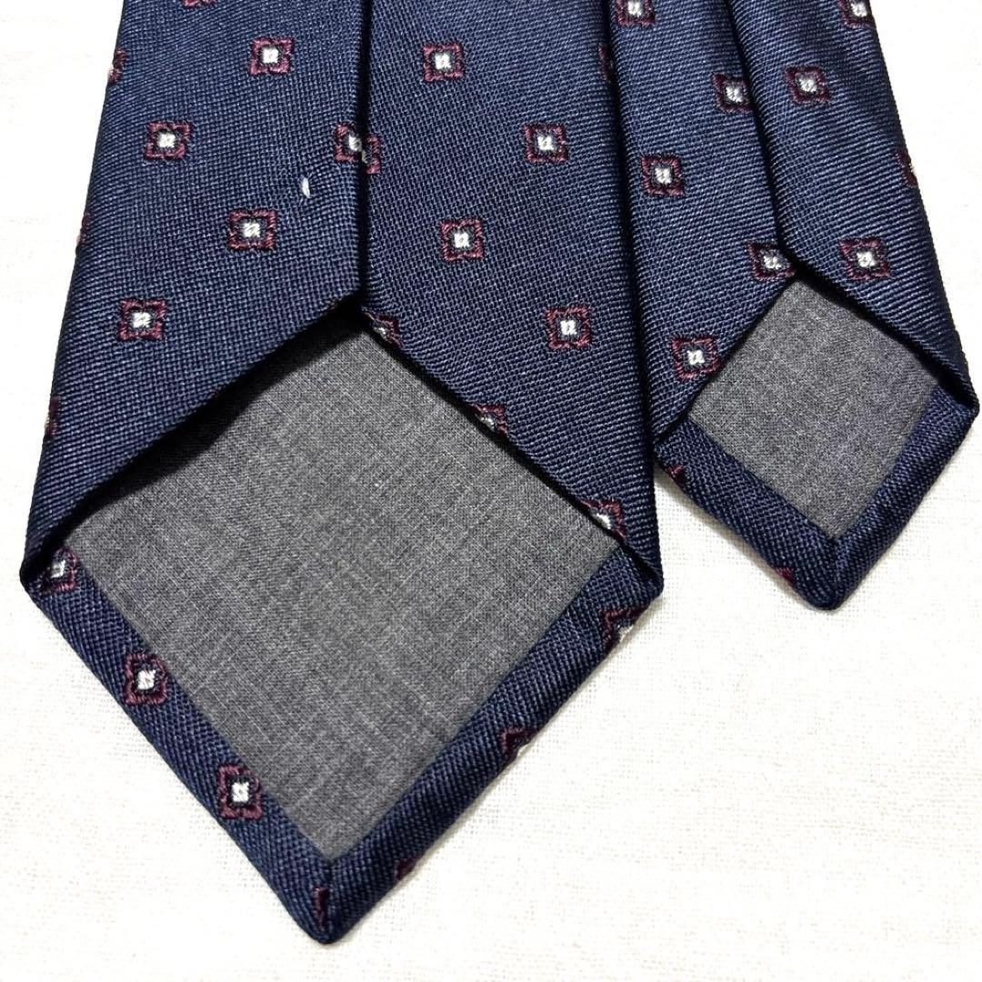 BRUNELLO CUCINELLI　ブルネロクチネリ　ネクタイ　ネイビー　美品