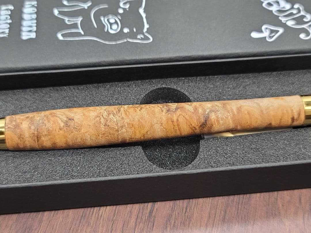 新品 こぶた工房 マーブルウッド 極上+ ボールペン