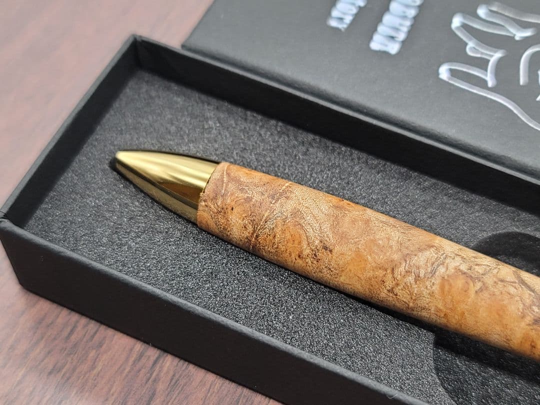 新品 こぶた工房 マーブルウッド 極上+ ボールペン