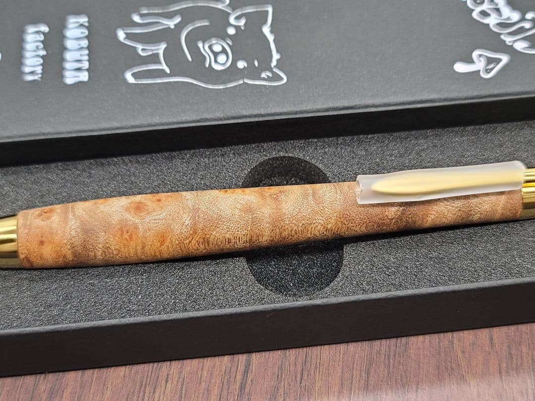 新品 こぶた工房 マーブルウッド 極上+ ボールペン