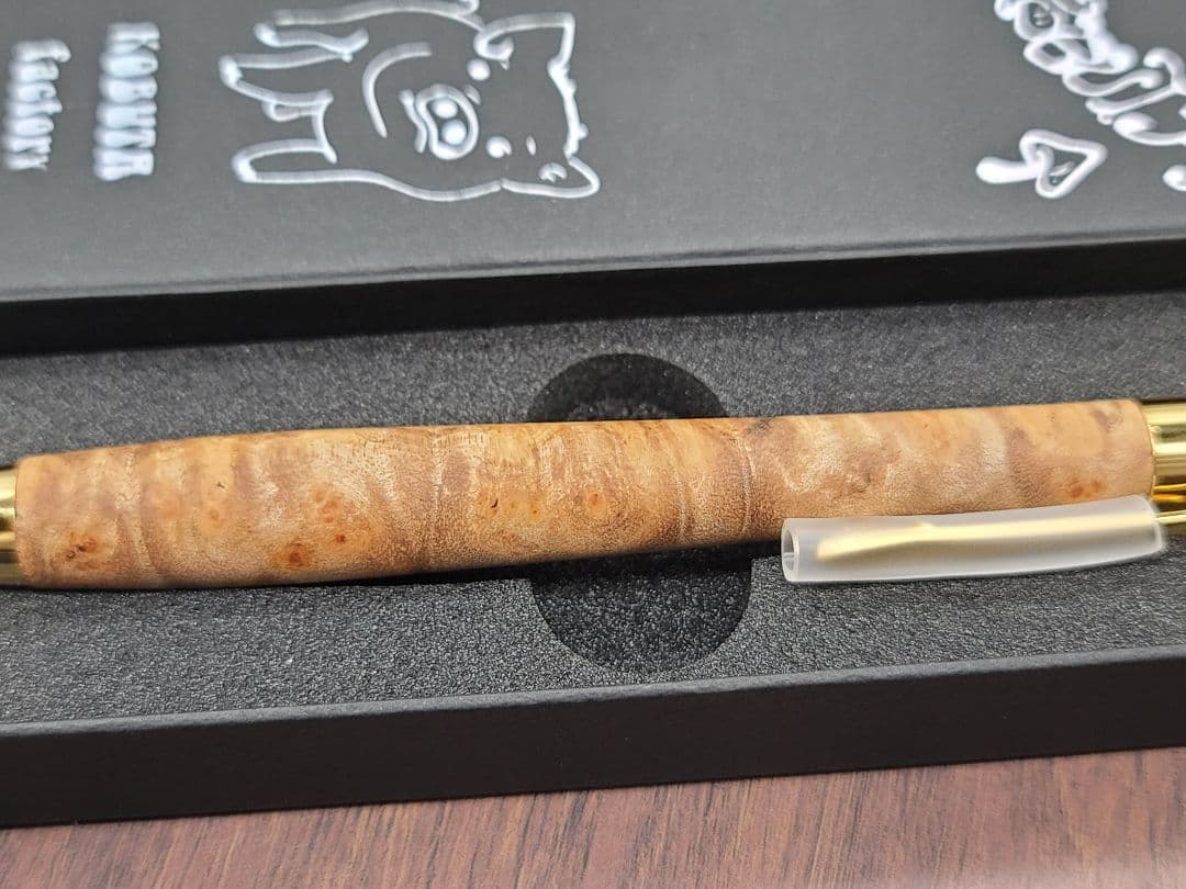 新品 こぶた工房 マーブルウッド 極上+ ボールペン