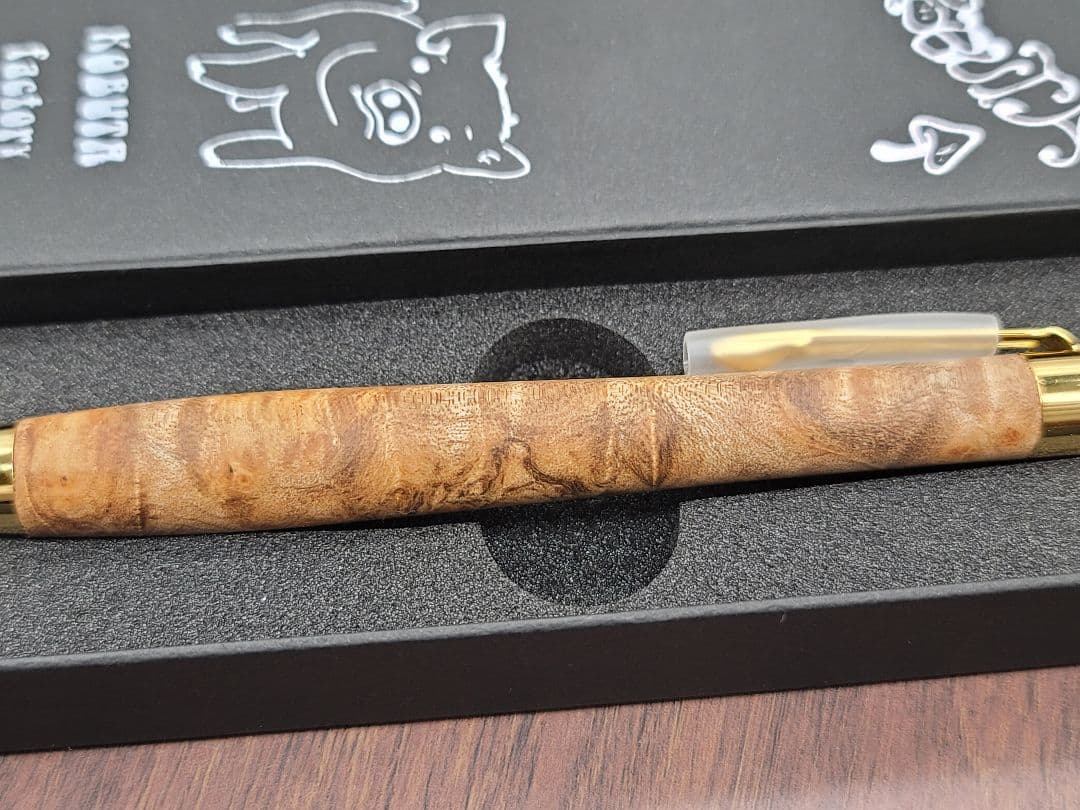 新品 こぶた工房 マーブルウッド 極上+ ボールペン