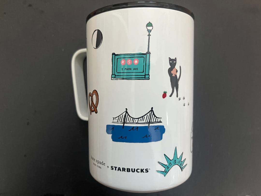 【新品未使用】kate spade STARBUCKS ステンレスマグカップ