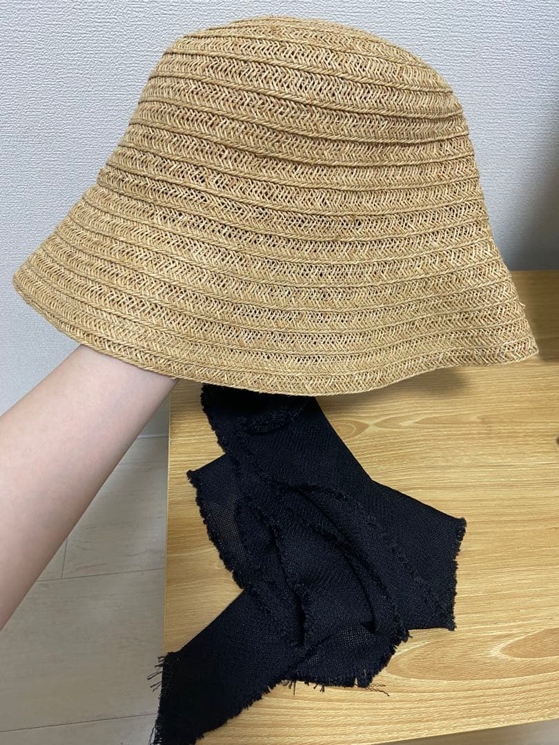 La Maison de Lyllis CLOCHE SCARF 麦わら帽子