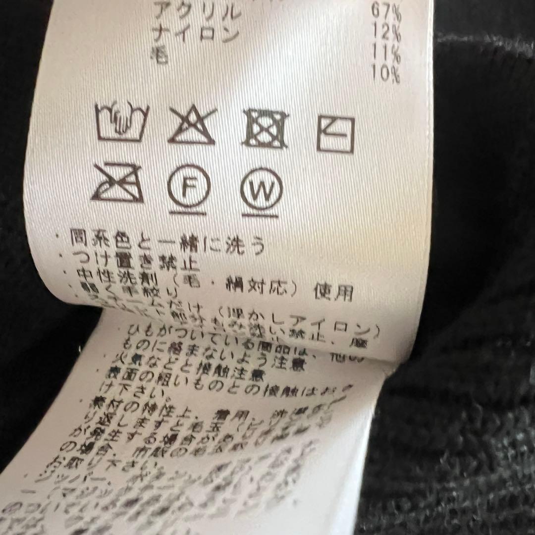 デサントゴルフ　タイポグラフィージャカードフルジップセーター