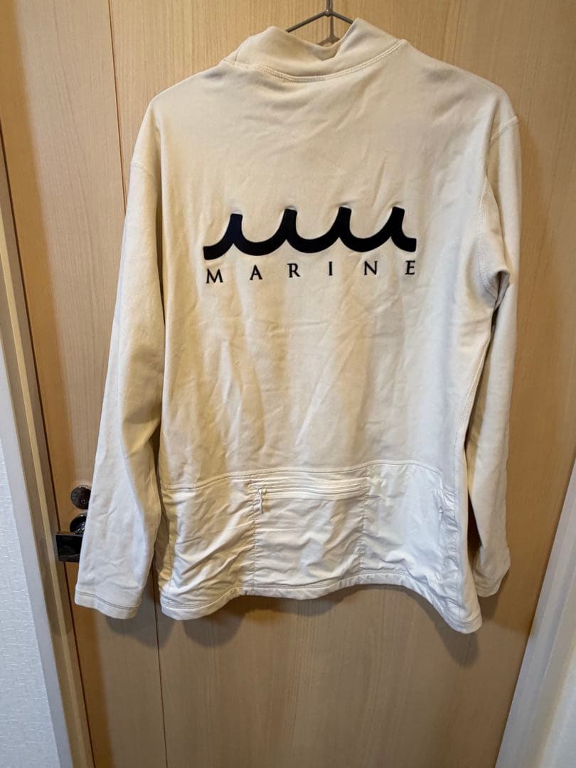 MUTA MARINE 長袖シャツ Lサイズ アイボリー