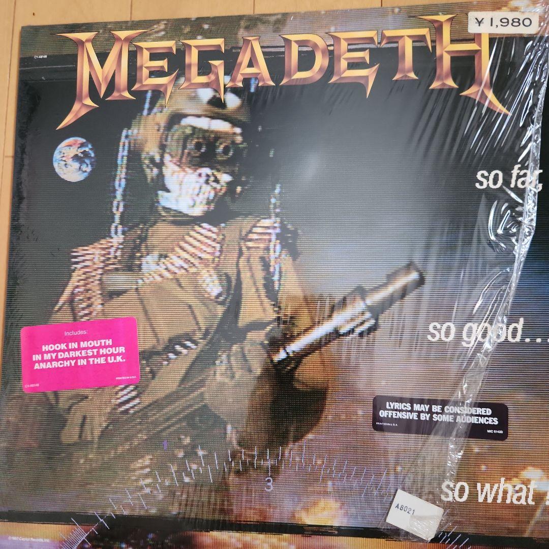 輸入盤、メガデス レコード