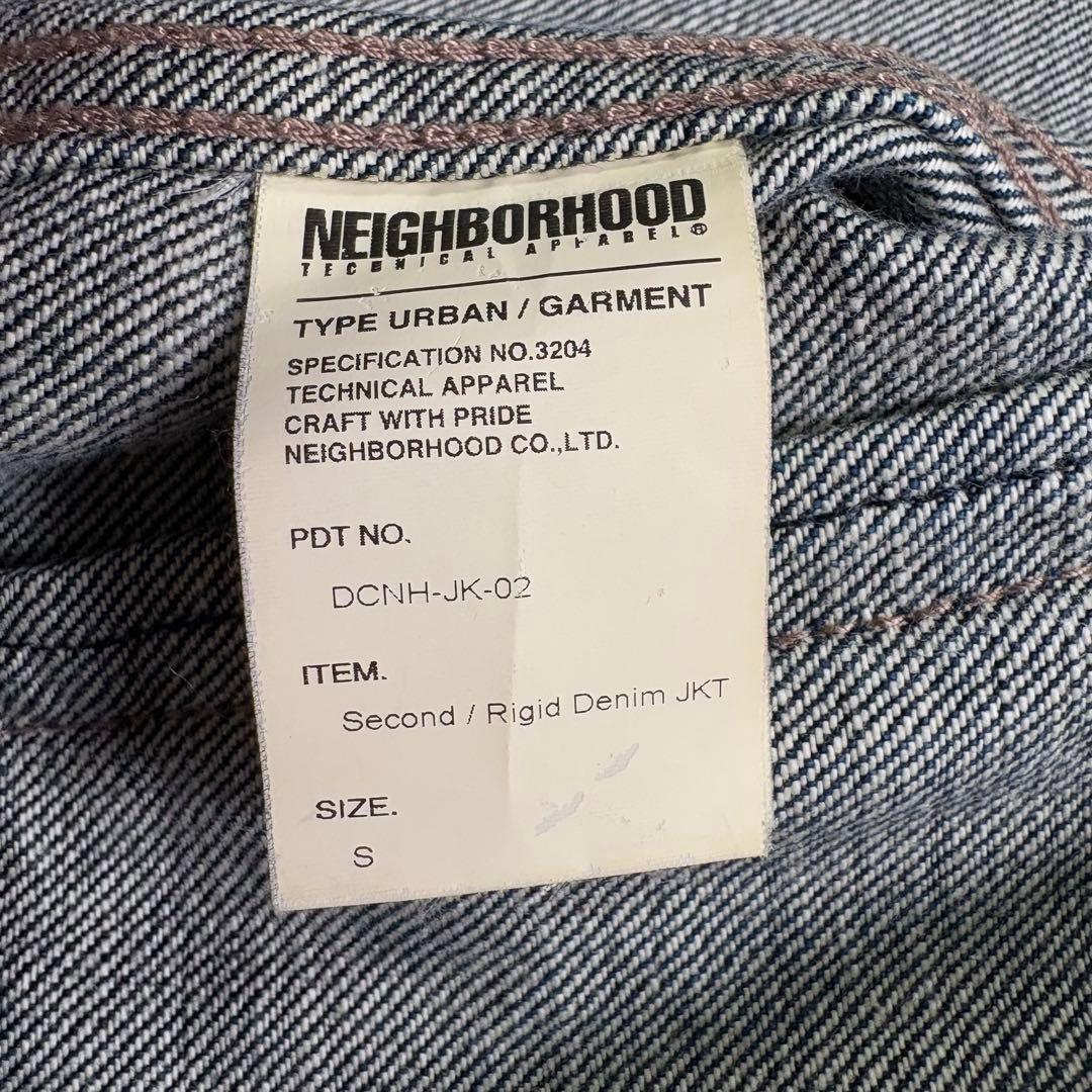 NEIGHBORHOOD デニムジャケット　短丈　ショート丈　濃紺　S