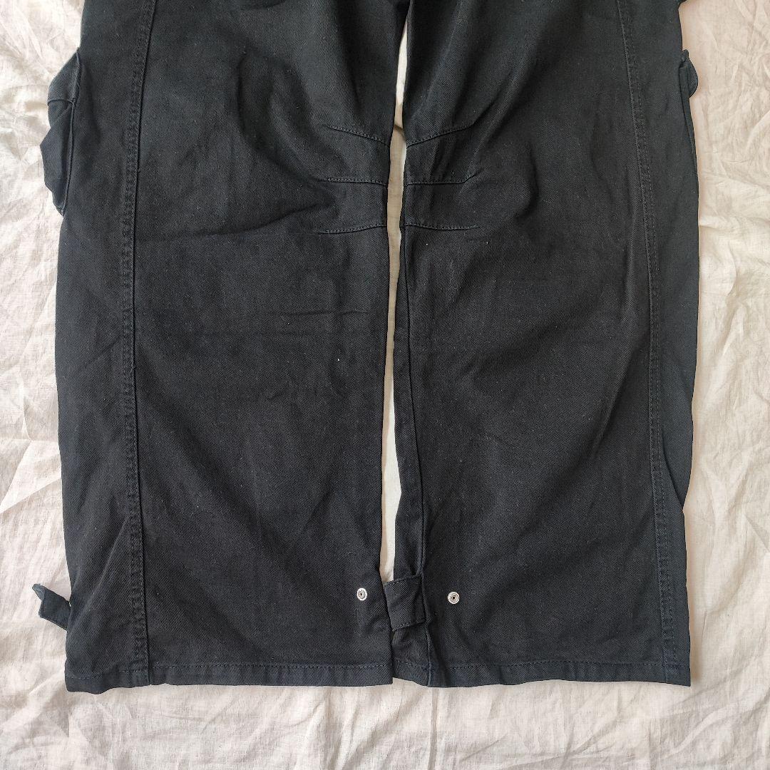 ZARA マルチポケット カーゴ バギーデニム 黒 Y2K ワイド