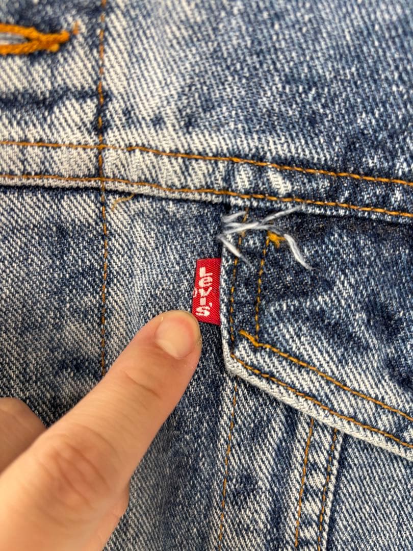 ゴロワーズさん専用90s リーバイス 70507 USA デニムジャケット XL