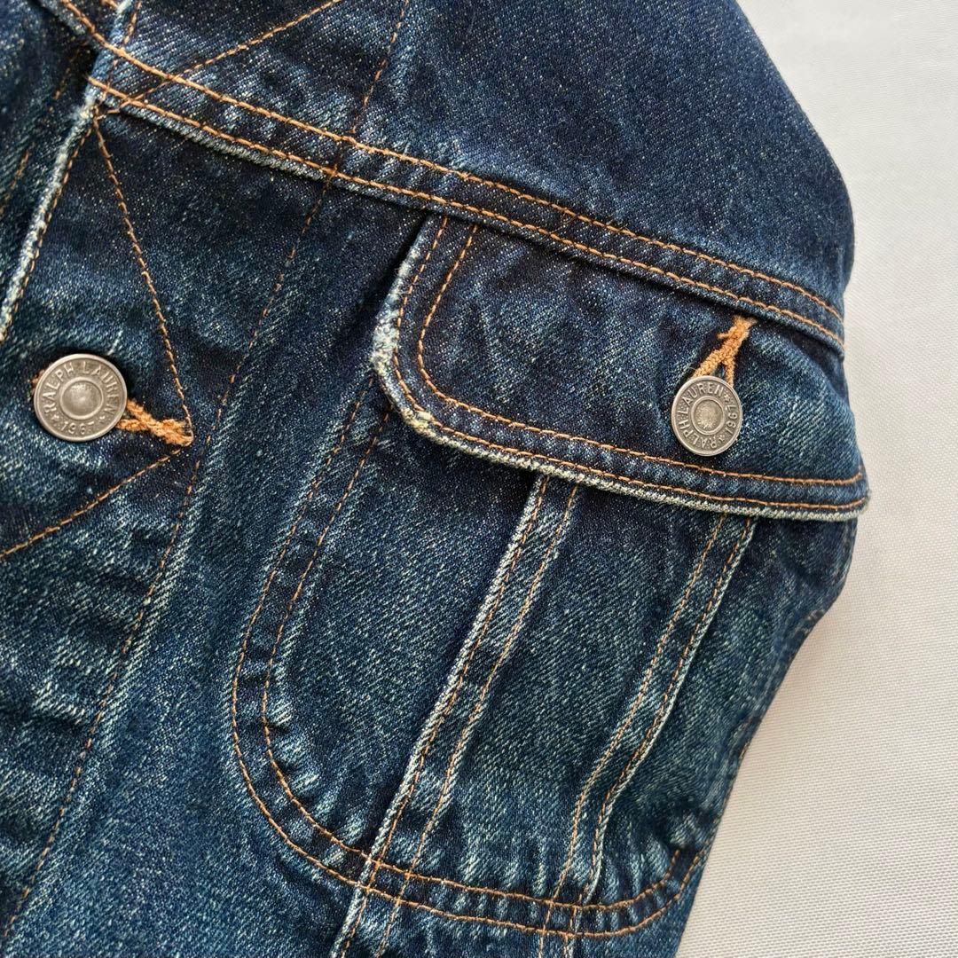 POLO Ralph Lauren ダメージ加工 デニムトラッカージャケット