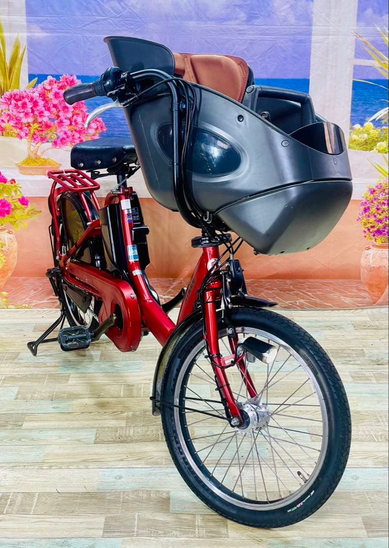 【限定価格】BIKKE ビッケ13AH⭐️ブリヂストン子供乗せ電動自転車Y3417