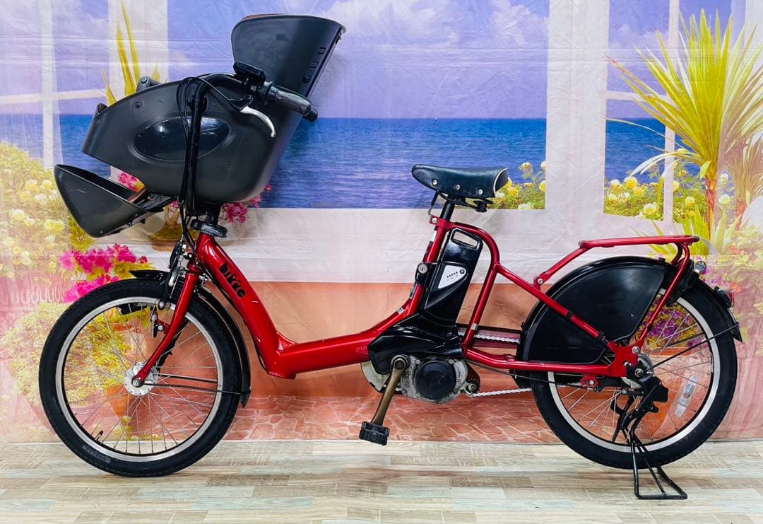 【限定価格】BIKKE ビッケ13AH⭐️ブリヂストン子供乗せ電動自転車Y3417