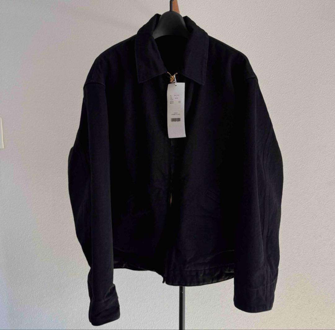 ジャケット・アウター 26SS COMOLI BLACK DENIM ZIP SHORT JACKET