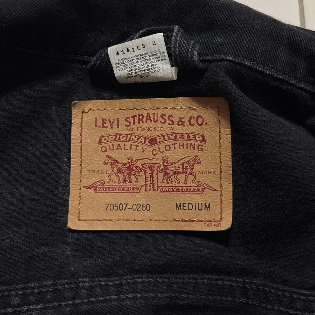 00s Levi's 70507-0260 デニムジャケット サルファーブラック