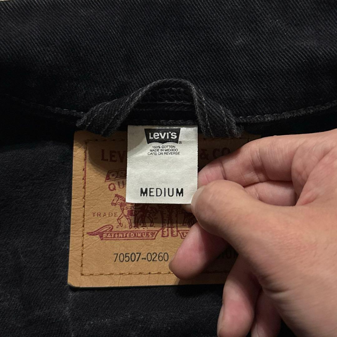 00s Levi's 70507-0260 デニムジャケット サルファーブラック