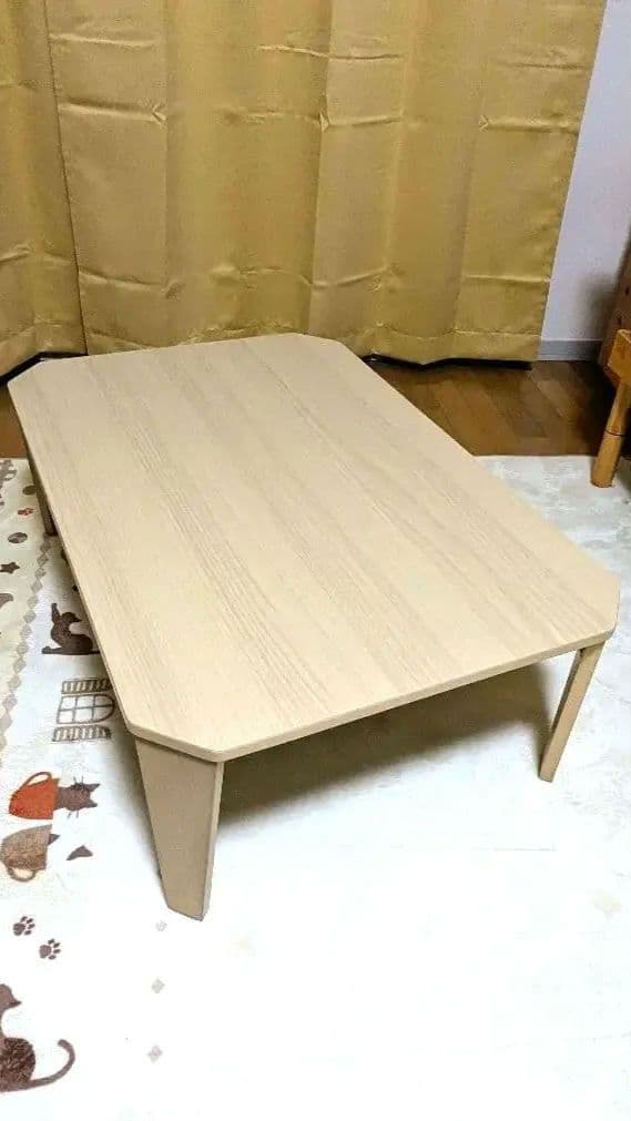 ナチュラル　木製　センターテーブル　ローテーブル