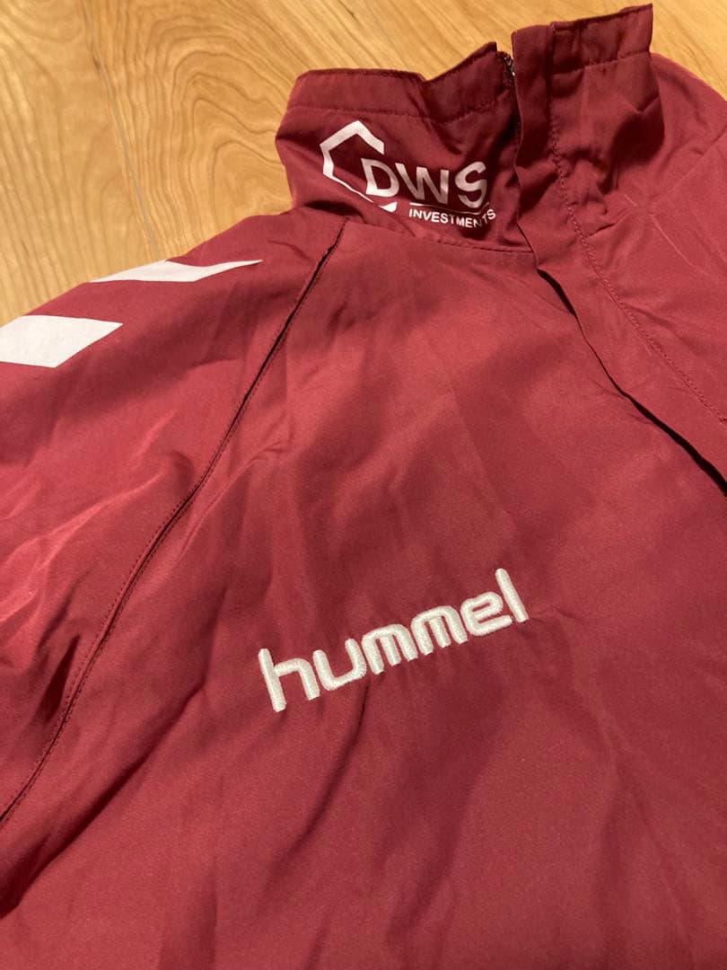 アストンヴィラ Hummel ナイロンジャケット 古着　L