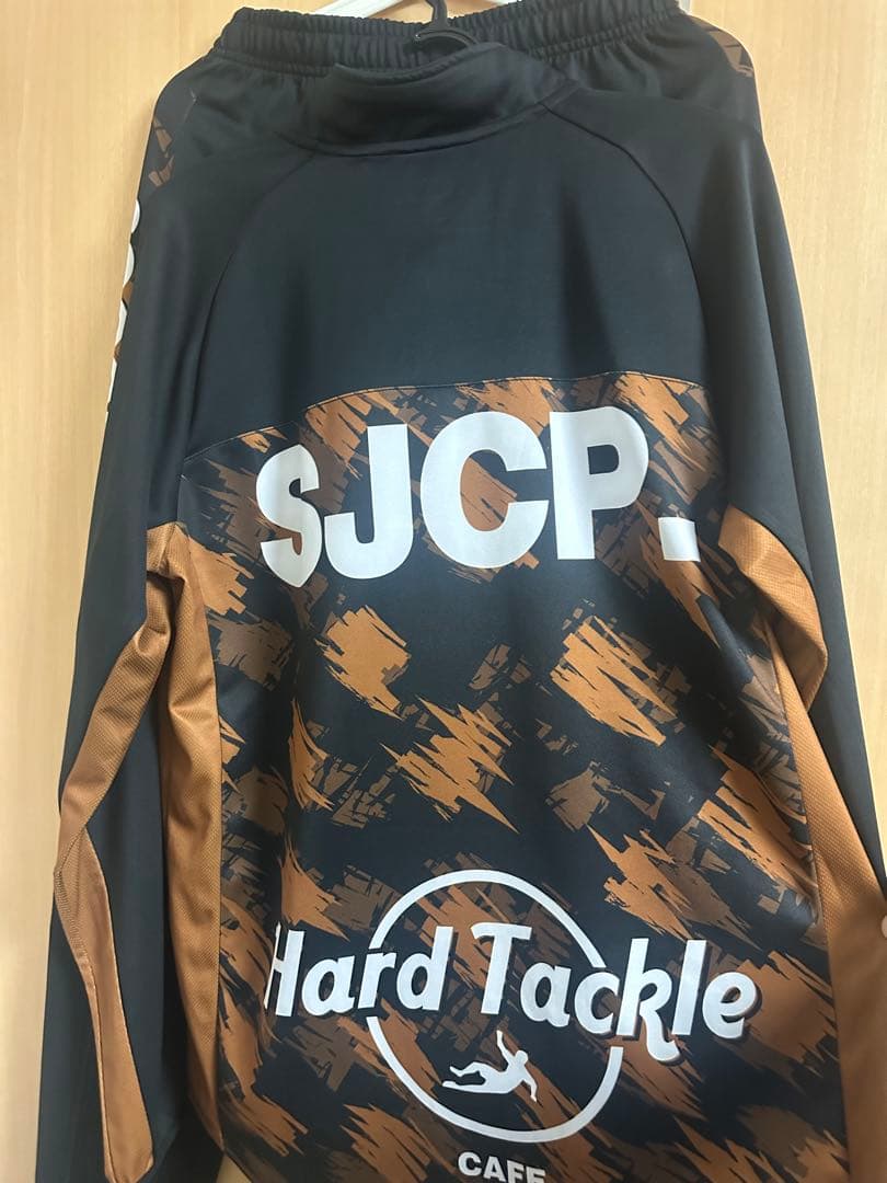 SOCCER JUNKY トレーニングジャケット XL 黒/茶色