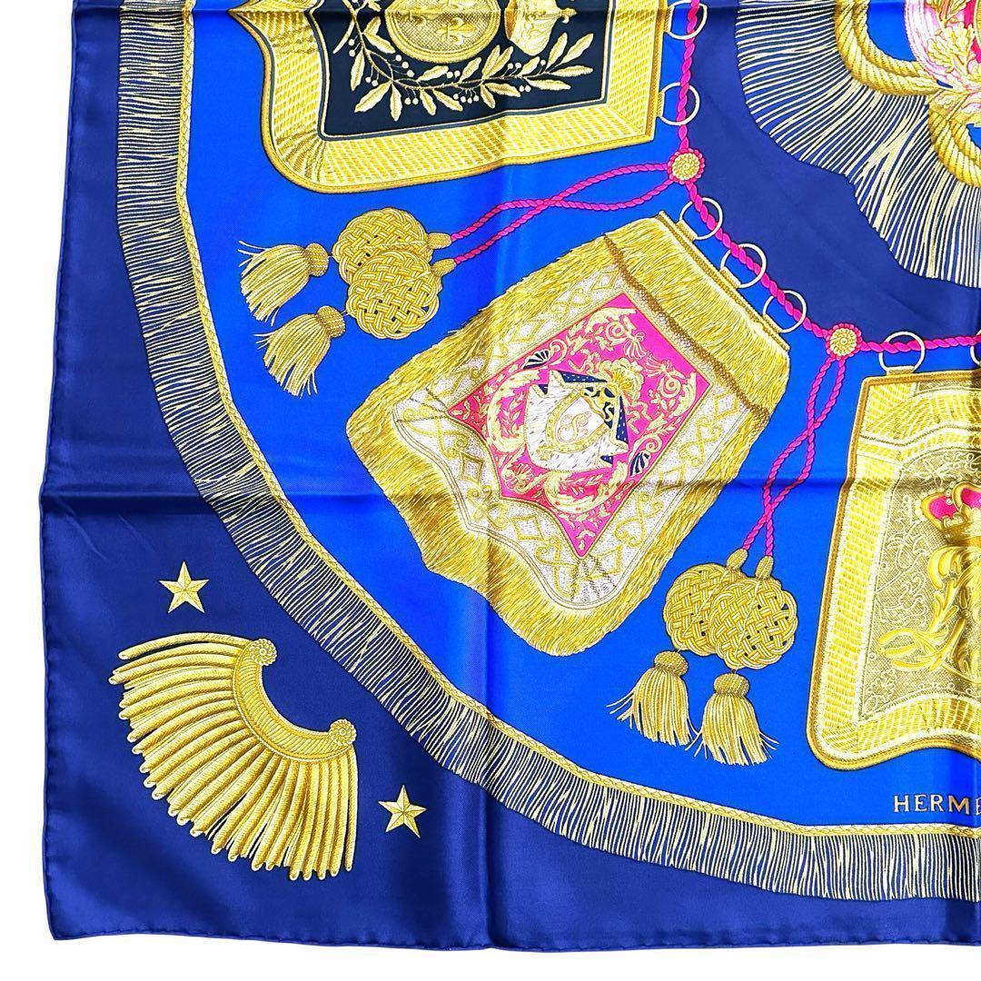エルメス カレ90 Poste et Cavalerieスカーフ HERMES