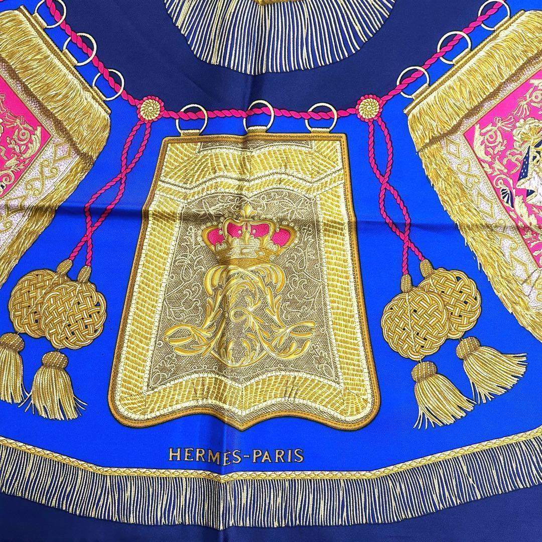 エルメス カレ90 Poste et Cavalerieスカーフ HERMES