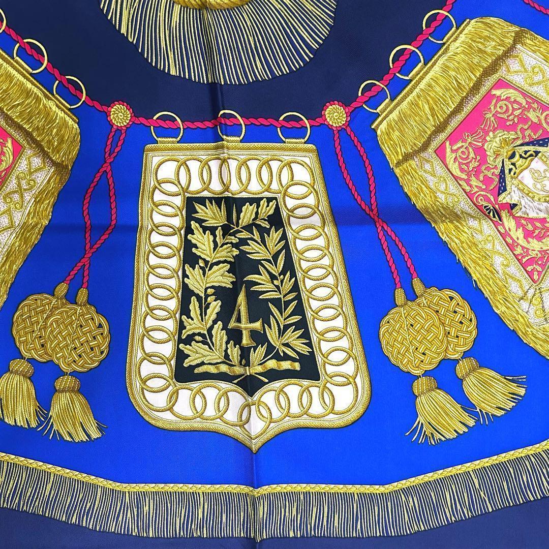 エルメス カレ90 Poste et Cavalerieスカーフ HERMES