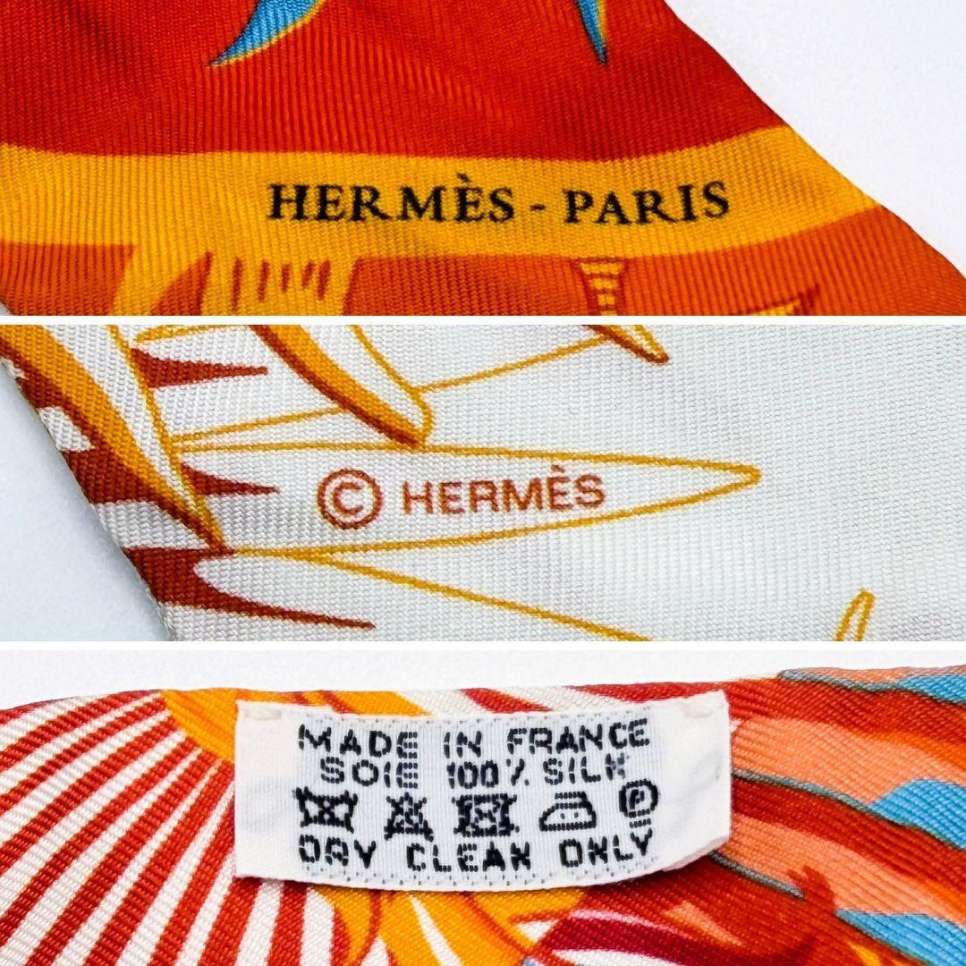 エルメス HERMES ツイリー 不死鳥の神話 スカーフ タグあり