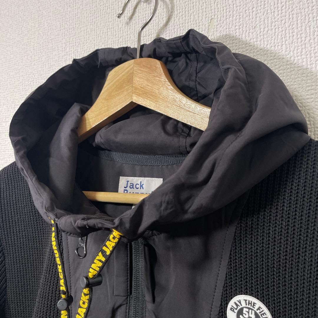 Jack Bunny!! ジャックバニー ニットハーフジップパーカー 6 糸跳有