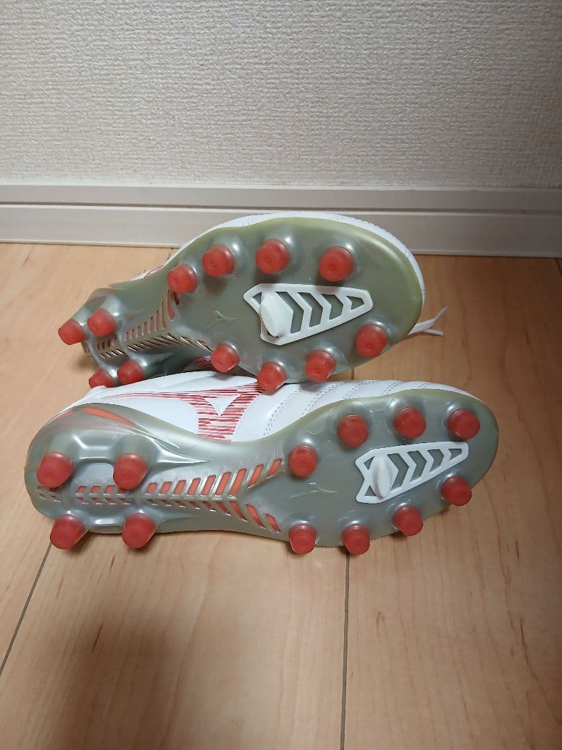 Mizuno サッカーシューズ スパイク ホワイトモナルシーダ 22センチ