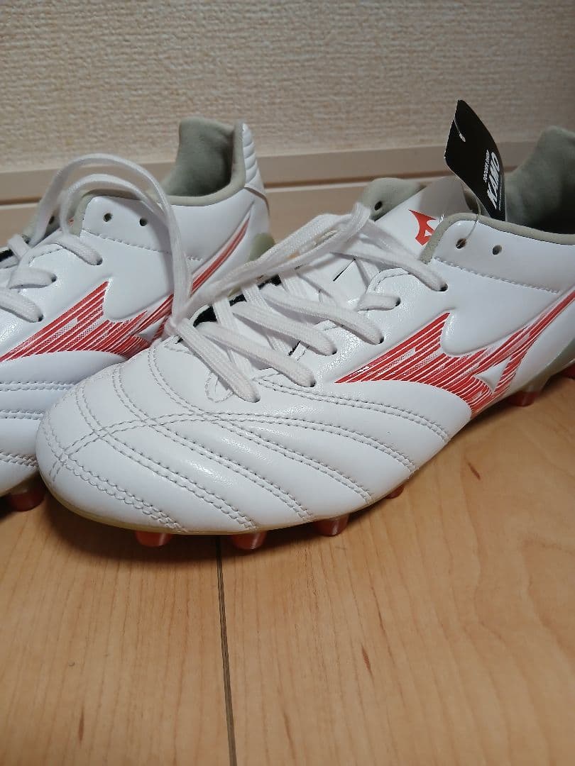 Mizuno サッカーシューズ スパイク ホワイトモナルシーダ 22センチ