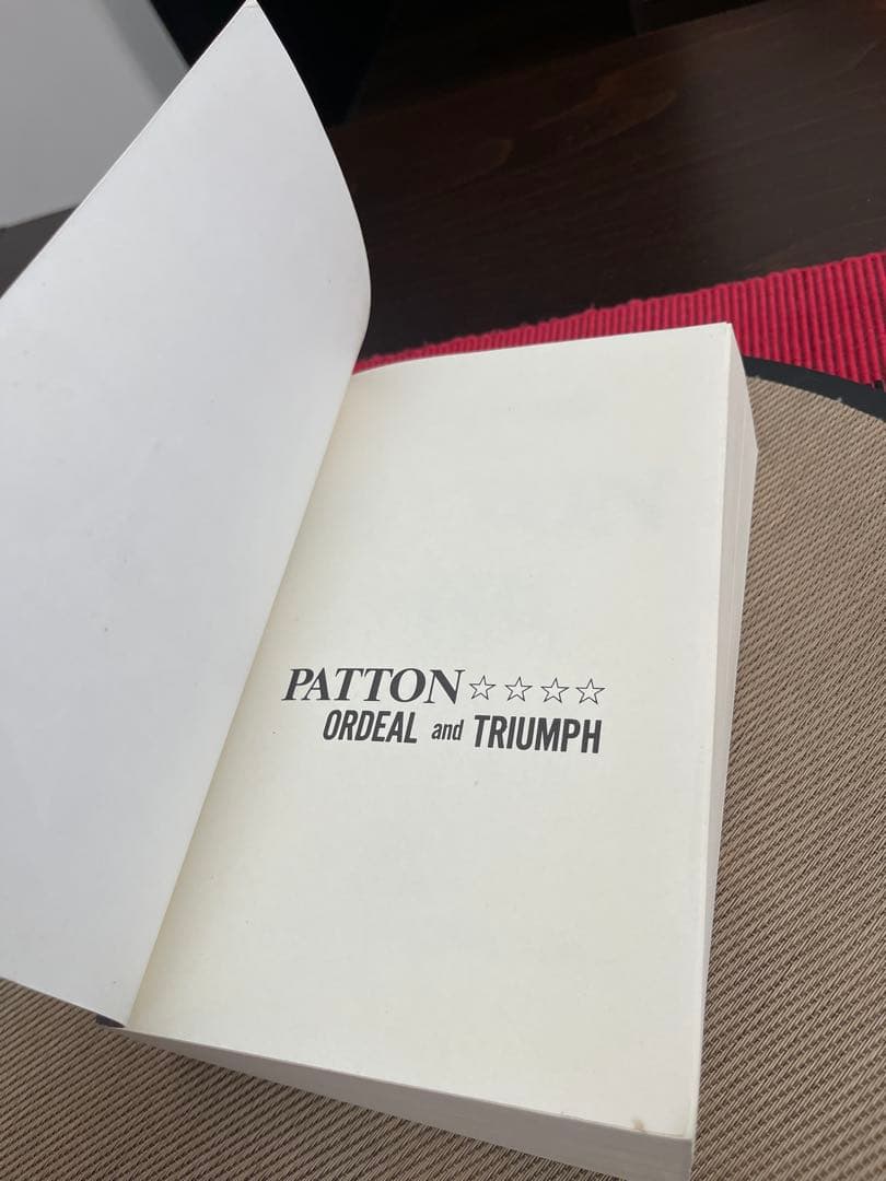 洋書 PATTON: Ordeal and Triumph