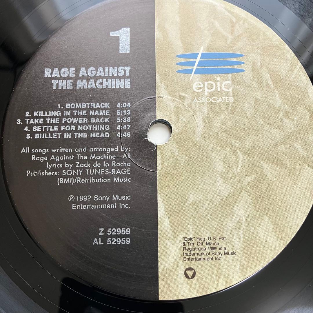 Rage Against The Machine/ ... LP 1992年